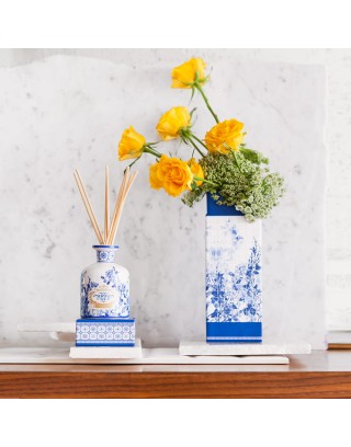 Gold & Blue Fragrance Diffuser · Mikado Portus Cale