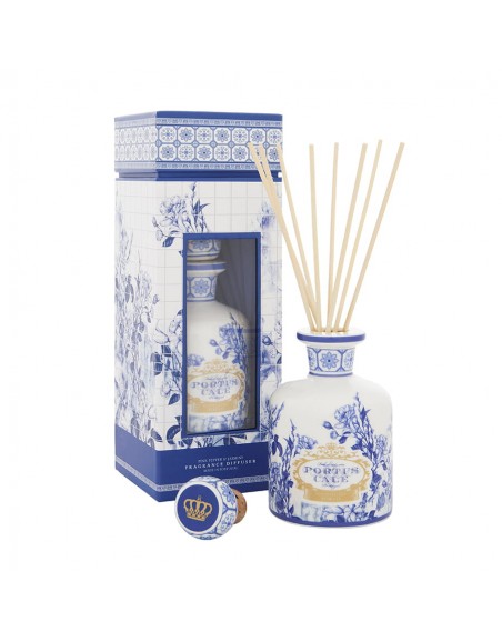 Gold & Blue Fragrance Diffuser · Mikado Portus Cale