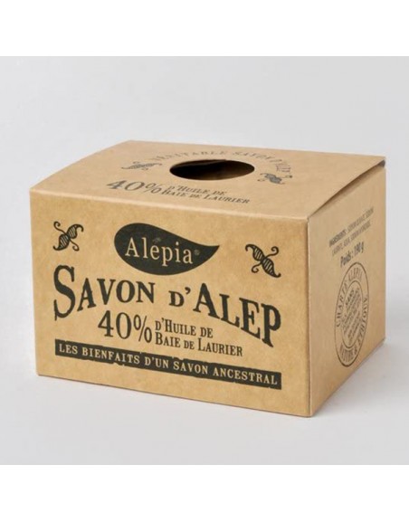 Jabón de Alepo 40% Laurel, 190g Jabones