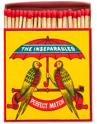 Square Matchbox The Inseparables Archivist | Cerillas