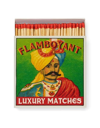 Square Matchbox Mr. Flamboyant Archivist | Cerillas