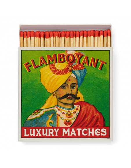 Square Matchbox Mr. Flamboyant Archivist | Cerillas