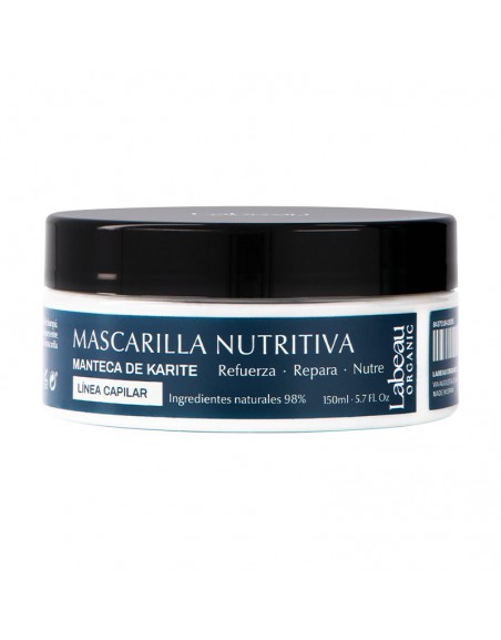 Mascarilla capilar, 150ml · Nutritiva Labeau Organic cosmética