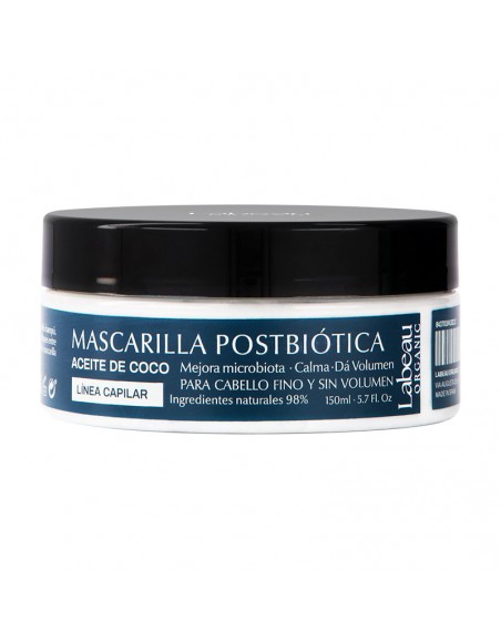 Mascarilla capilar, 150ml · Postbiótica Labeau Organic cosmética