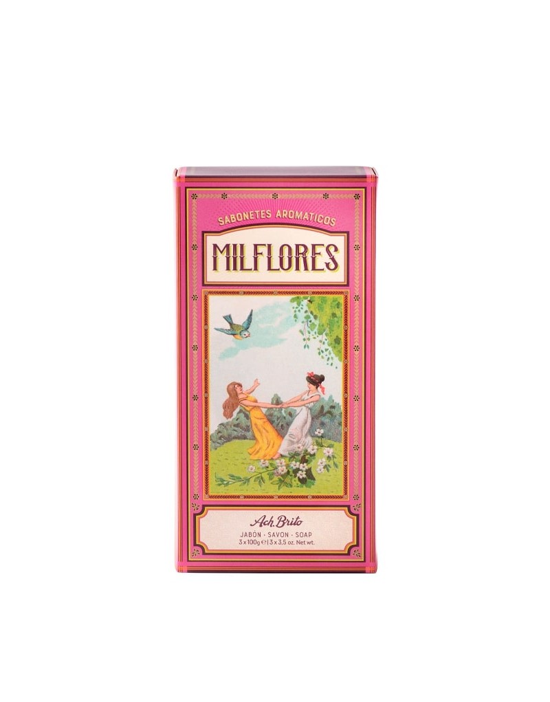 Jabón Milflores, 3 x 100g Jabones