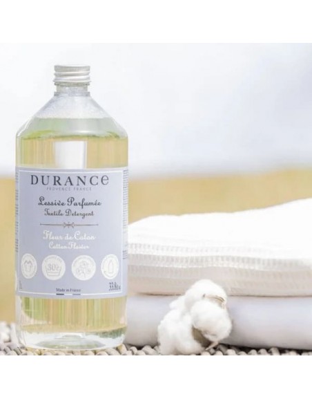 Detergente textil · Flor de Algodón, 1L Durance hogar