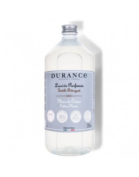 Detergente textil · Flor de Algodón, 1L Durance hogar