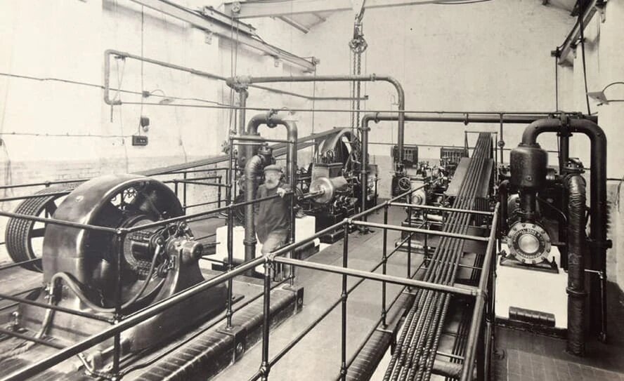 Energía vapor Fábrica de Kent